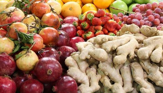 蔬菜水果商新鲜的成果和采用指已提到的人蔬菜水果商石榴g采用ger苹果